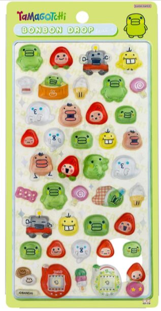 たまごっちボンボンドロップシール「くちぱっち」