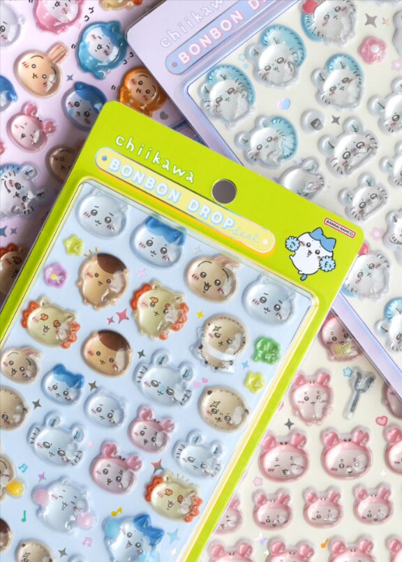 大人気のボンボンドロップシール、第2弾。